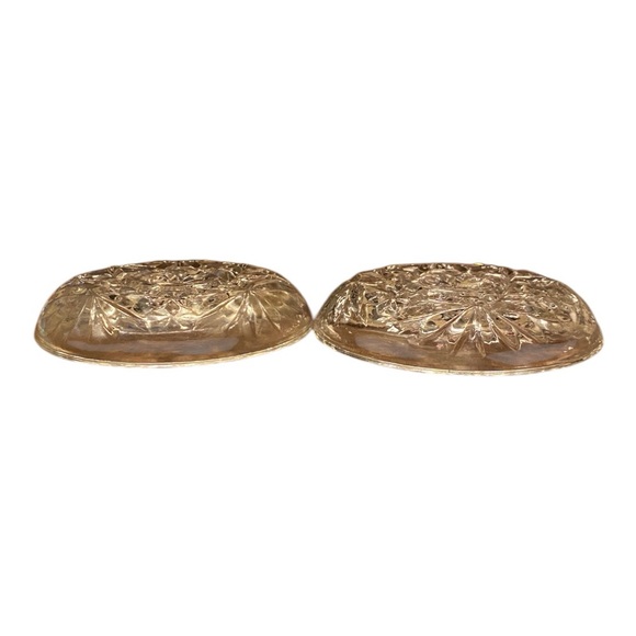 Pair of vintage crystal coasters by Anchor Hocking. - Picture 7 of 8